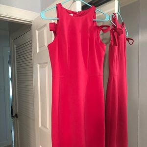 Maggy London cut out shoulder midi dress